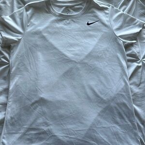 nike work out t shirt, medium, white